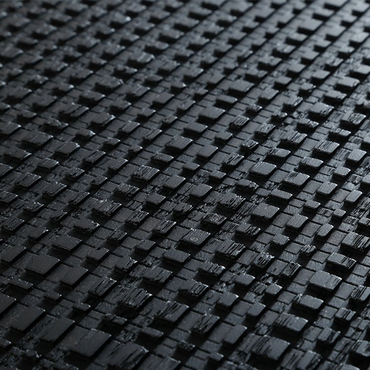 Popular Check 3D Solid Wood Panel for Exterior Ceiling Decoration Texture Panels