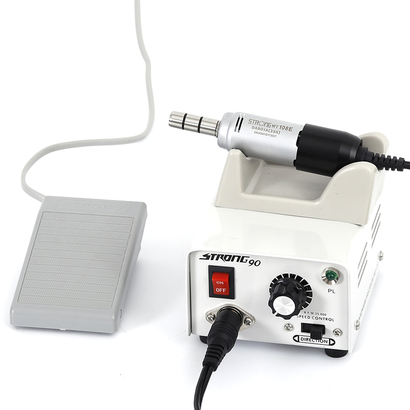 35000 Rpm Engine Strong 90 Dental 108e Dental Micromotor Professional Strong Nail Drill Machine