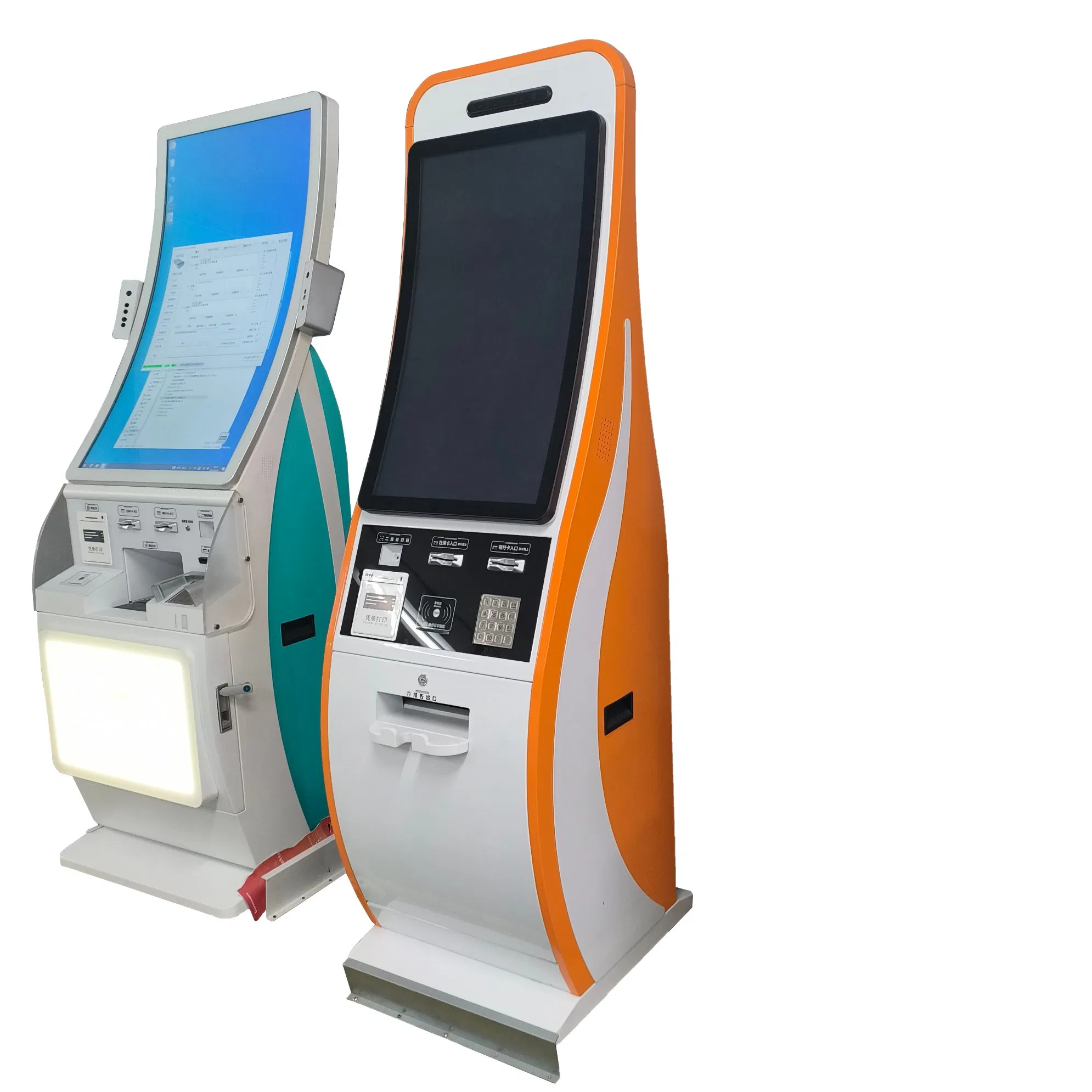 2023 Unique Design Curved Touchscreen ATM Cdm Cash Deposit Machine