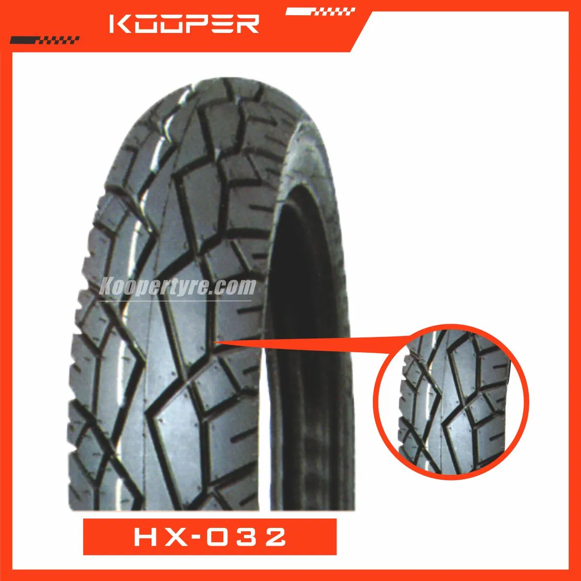 Мотошина KOOPER Highway Tread 100/90-16 бескамерная