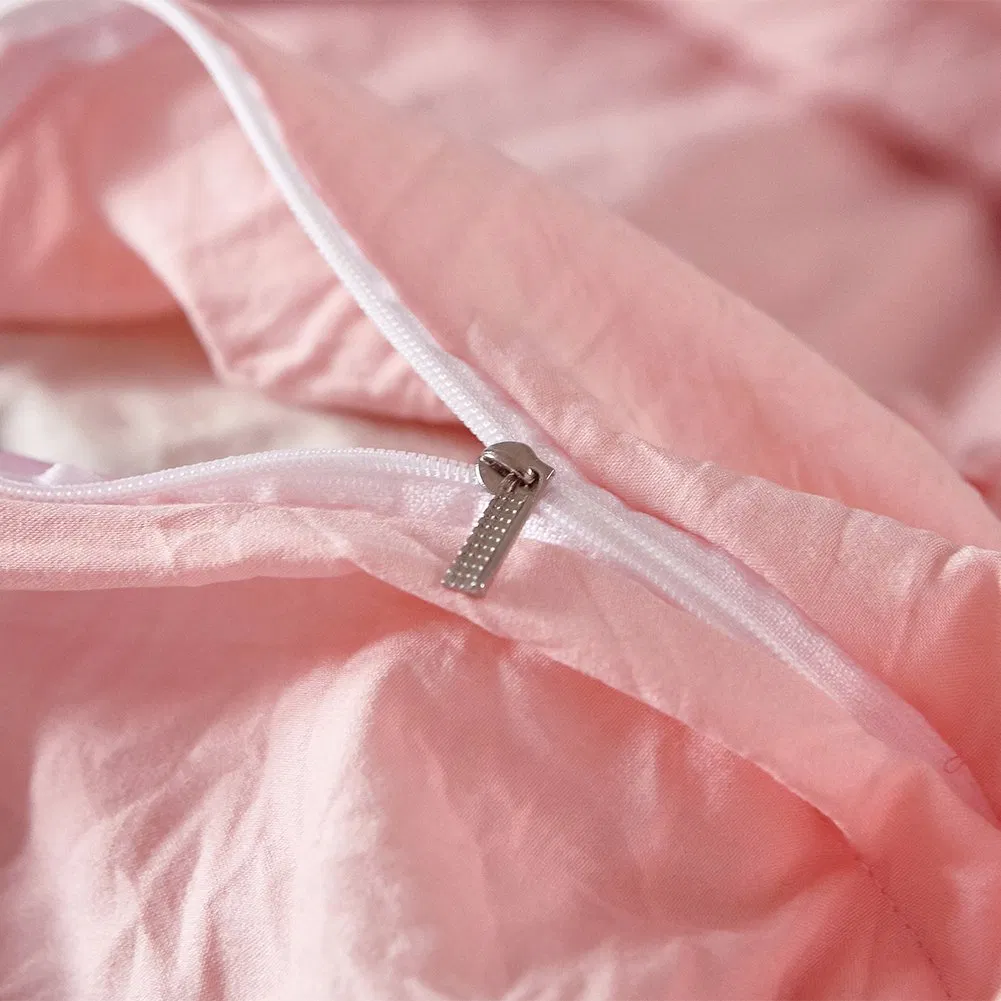 Stone Washed Flouncing Microfiber Quilt Cover Bedding