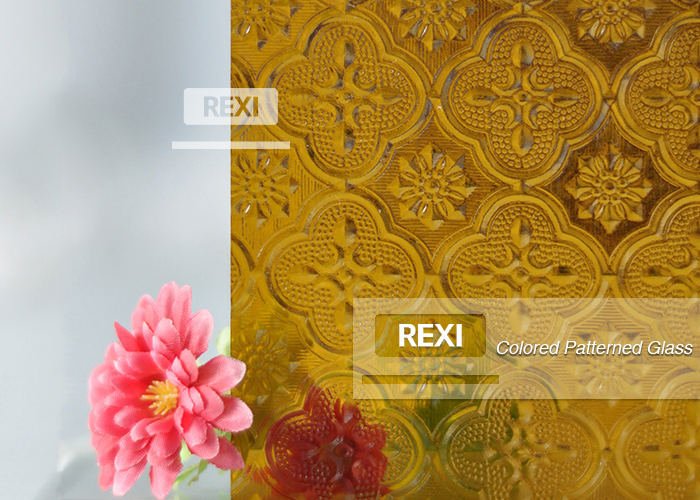 3mm-8mm Clear Figured Patterned Glass with Nashiji, Karatachi, Mistlite, Millennium, Morgon, Flora optional