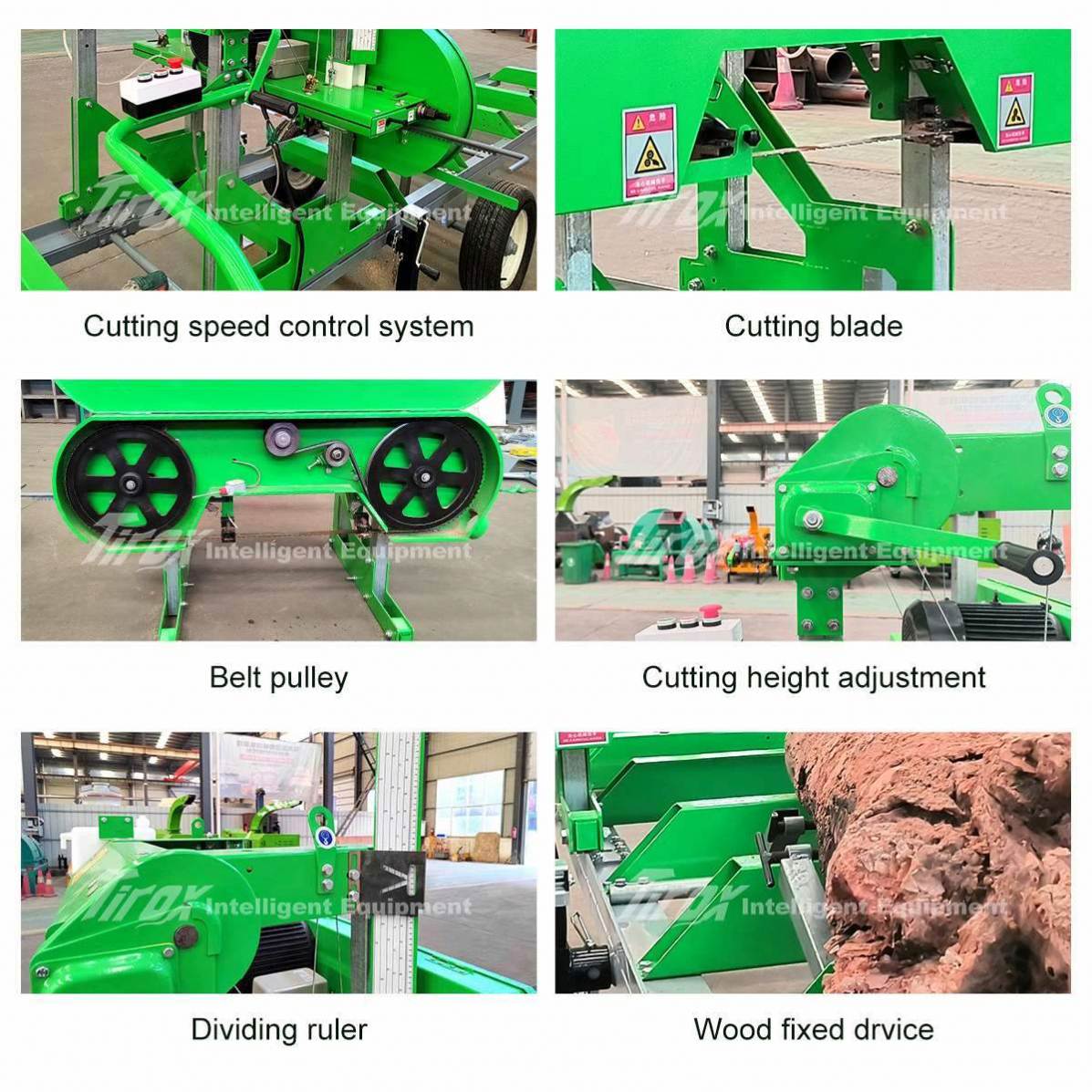 Ленточная пилорама мини компактная переносная