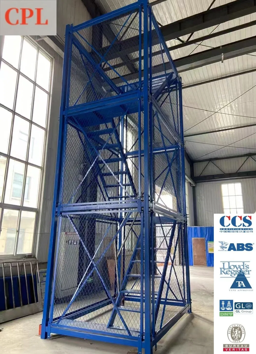 Bridge Subway Construction Pier Column Construction Steel Safety Ladder Stair