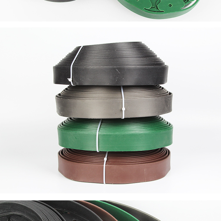 Garden Edging Flexible Garden Lawn Plastic Border Landscape Lawn 10m+30 Pegs