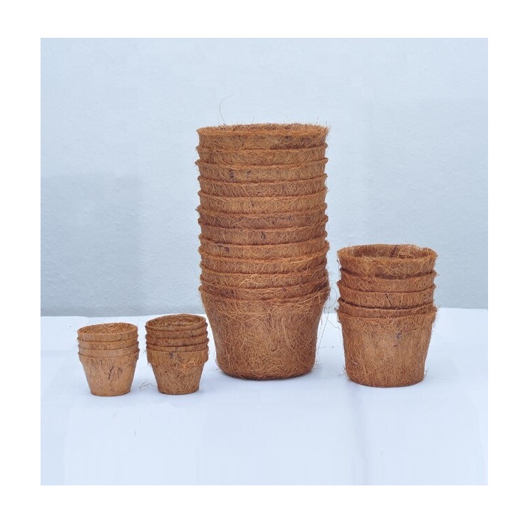 Горшок для растений кокосовый биоразлагаемый