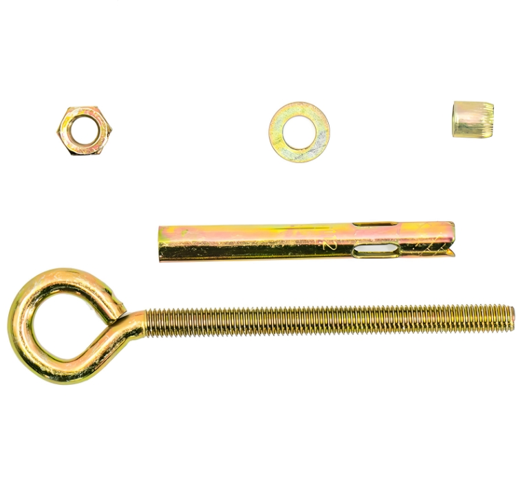 Анкер-крюк с втулкой M6-M12, оцинкованный, желтый