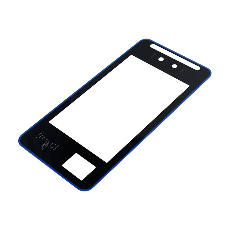 Smart Access Control Silk-Screen Printing Glass with RFID Icon and Multiple Holes