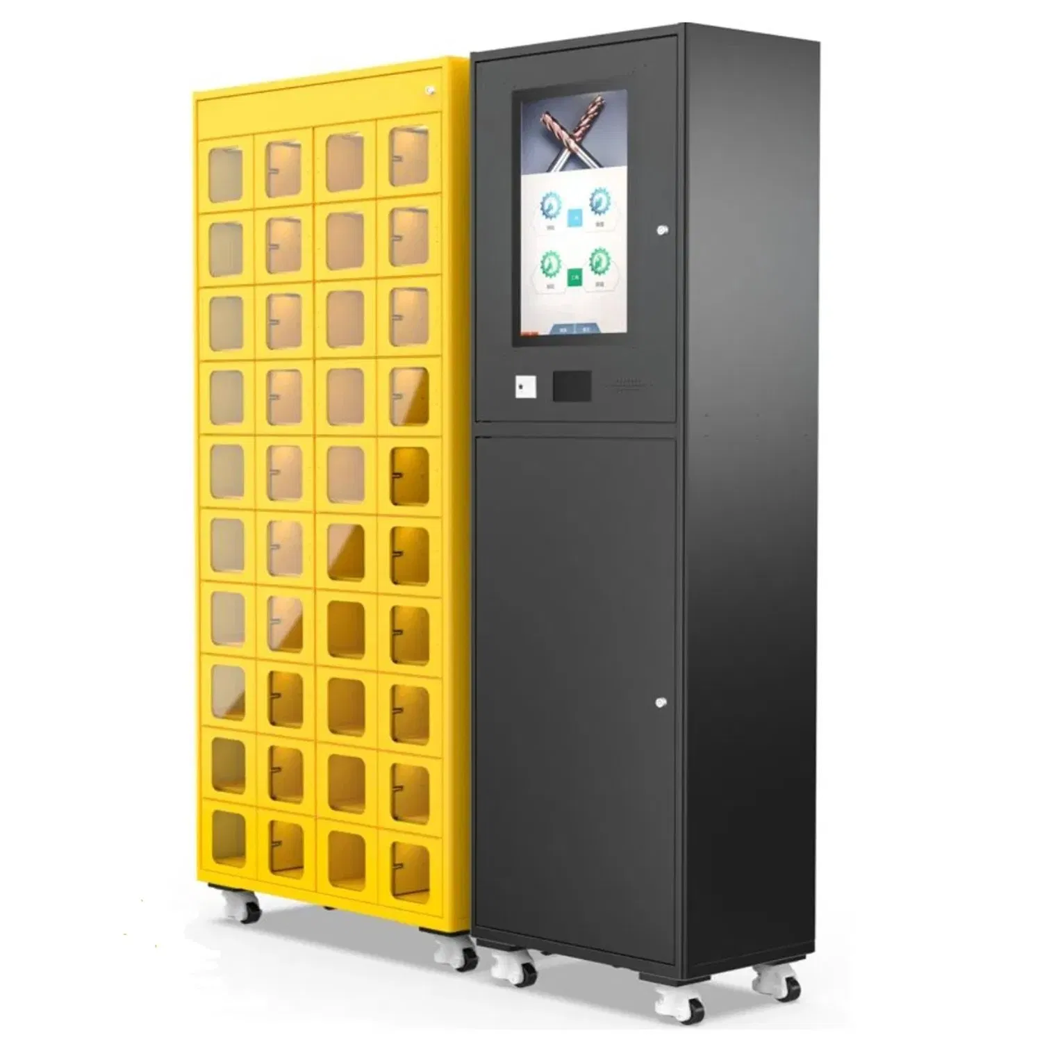 Automatic Self Smart Snack Digital Locker Vending Machine for Business with LED Screen
