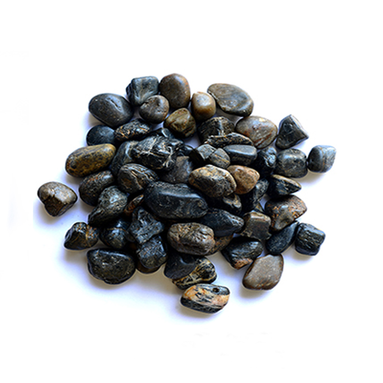 Bathroom Decoration Nature Stone Black River Pebble Tile