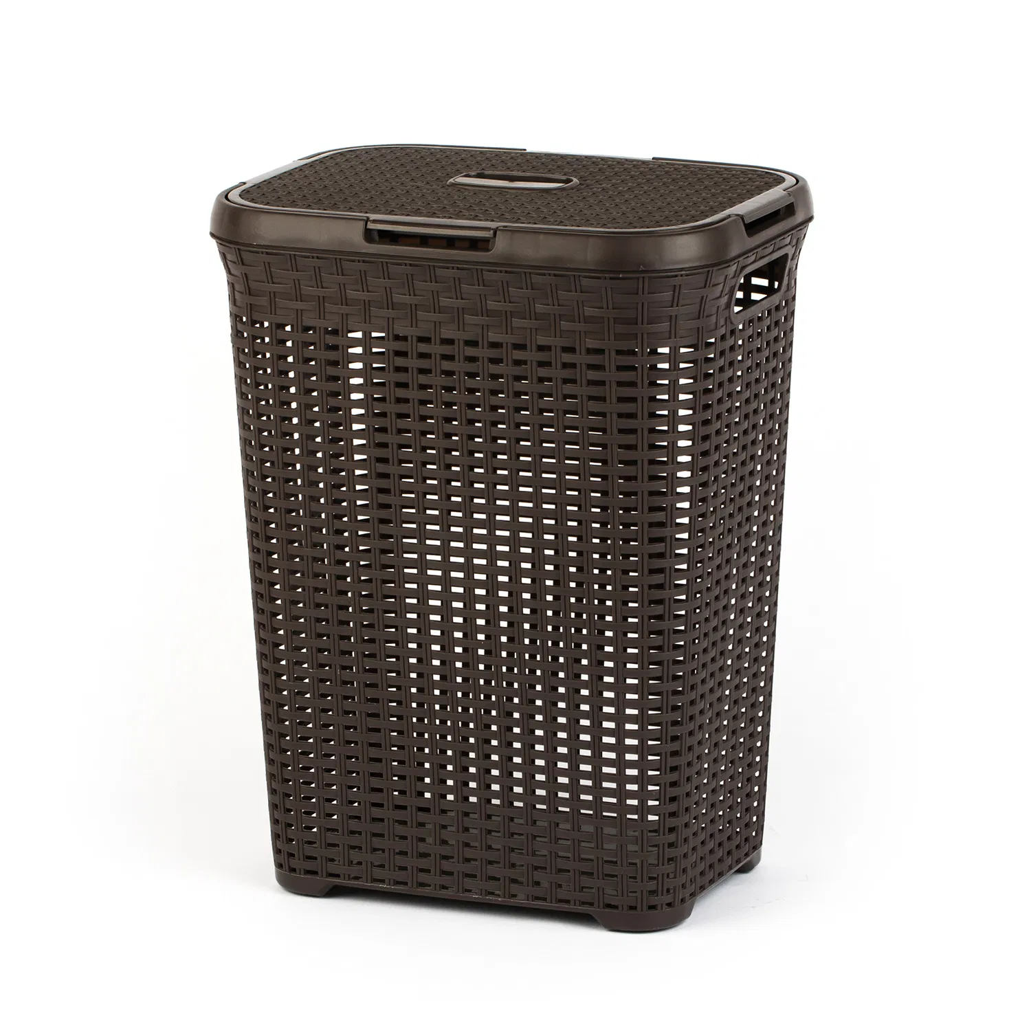 Modern Designed Laundry Room Hamper Basket with Cutout Handles
