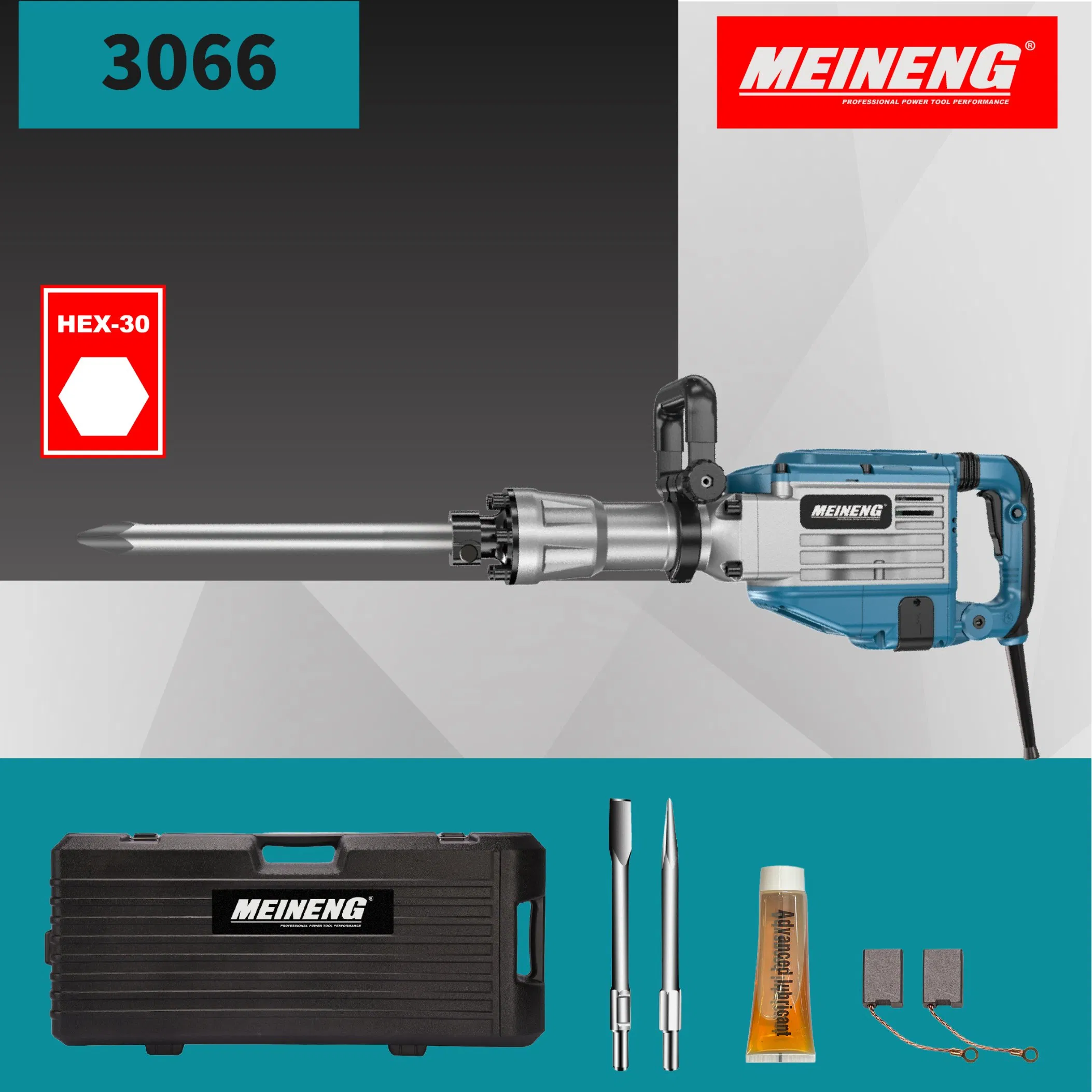 Отбойный молоток Demolition Hammer 3066, 2200Вт