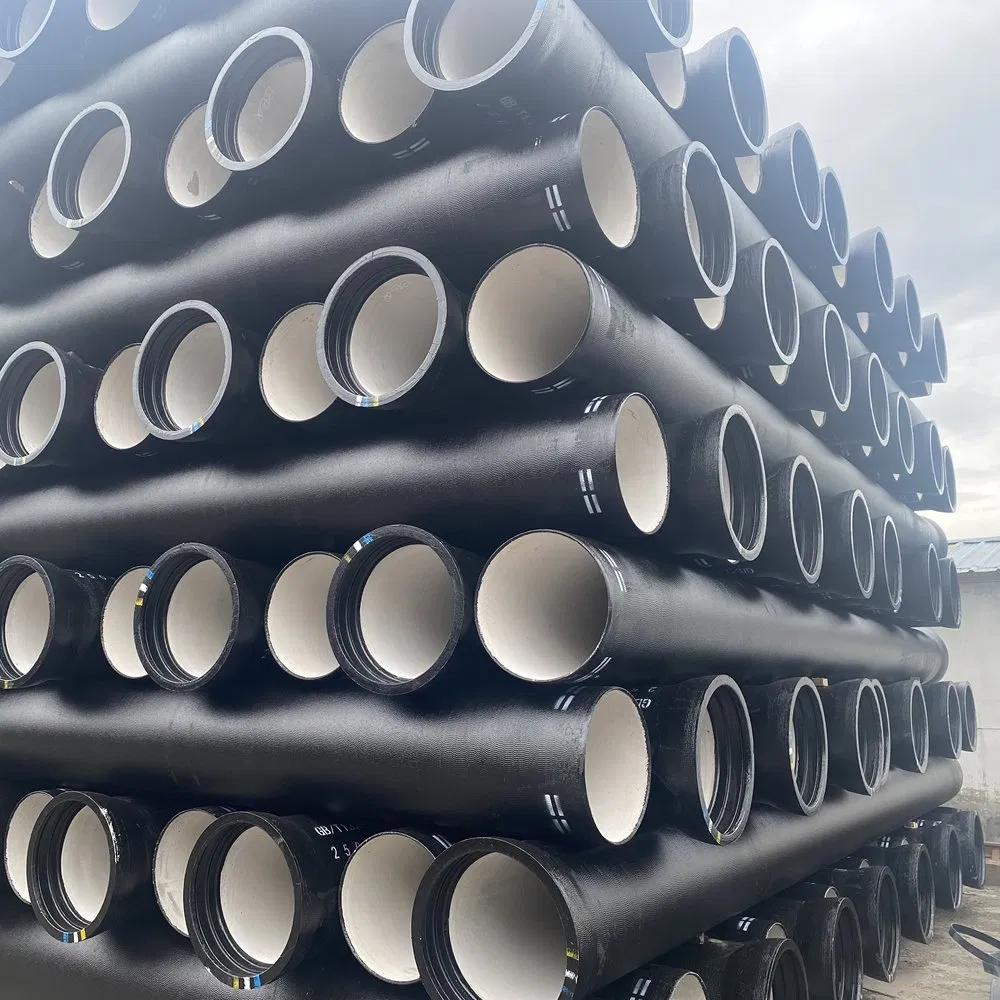 Cast Iron Pipe High-Aluminum Cement Mortar Lining Ductile Cast Iron Soil Pipe