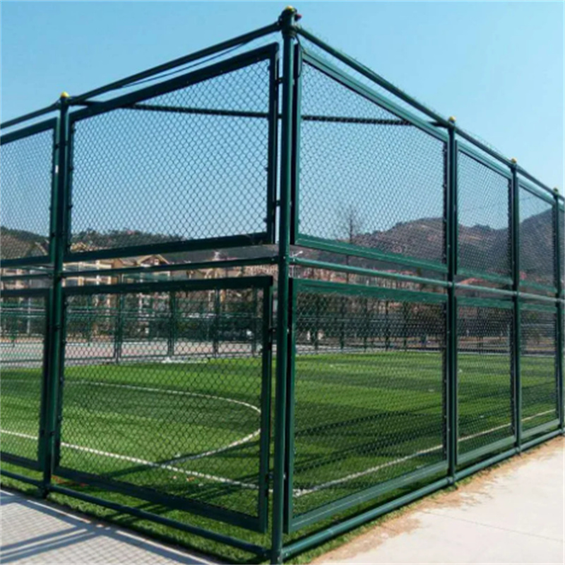 Tennis Basketball Football Court Field Chain Link Garden Livestock Security Playground Iron Mesh Wire Fencing Panel Metal Yard Pool Aluminum Animal Fence