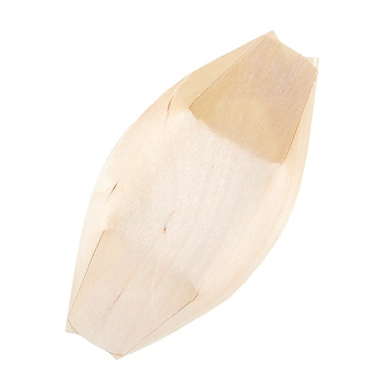 3 in Well-Designed Wooden Lightweight Japanese Wooden Sushi Boat