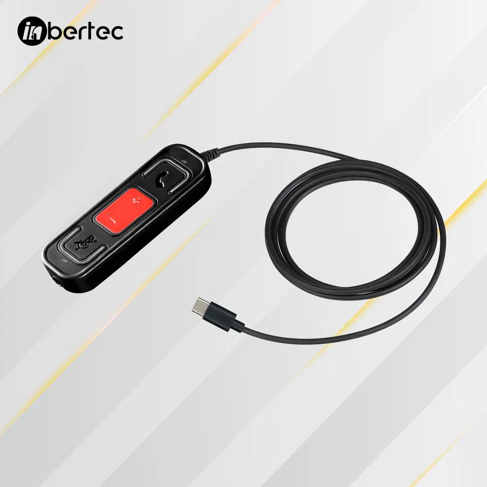 Адаптер 3.5 мм Jack - Type-C для гарнитуры с кнопкой