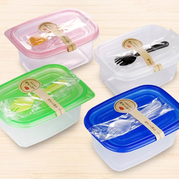 Disposable Meal Box, Fruit Scoop, Packaging Box, Yogurt, Ice Powder, Dessert Preservation Box