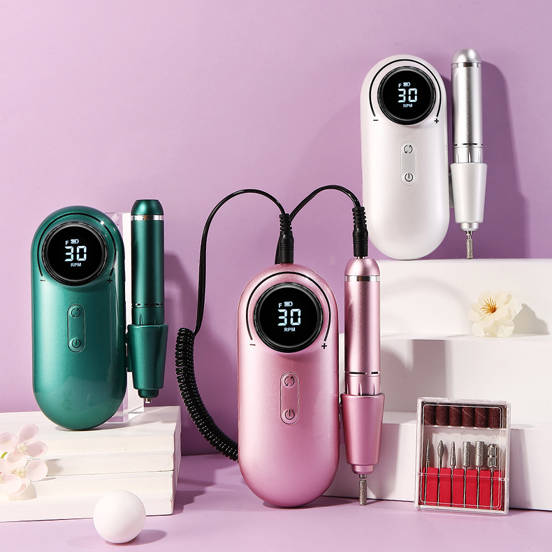 Professional Electric Nail Drill Machine 35000rpm High Speed 202 Electric Nail Polisher for Nails