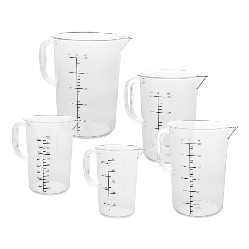 Amazon Hot Sale Borosilicate Glass Cup Microwave Safe Clear Glass Measuring Cups Sets Glass Measuring Jug Milk Cup