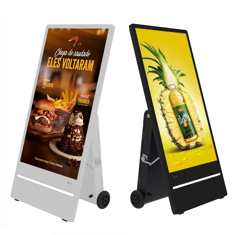 Уличный водонепроницаемый дисплей 43 дюйма с аккумулятором