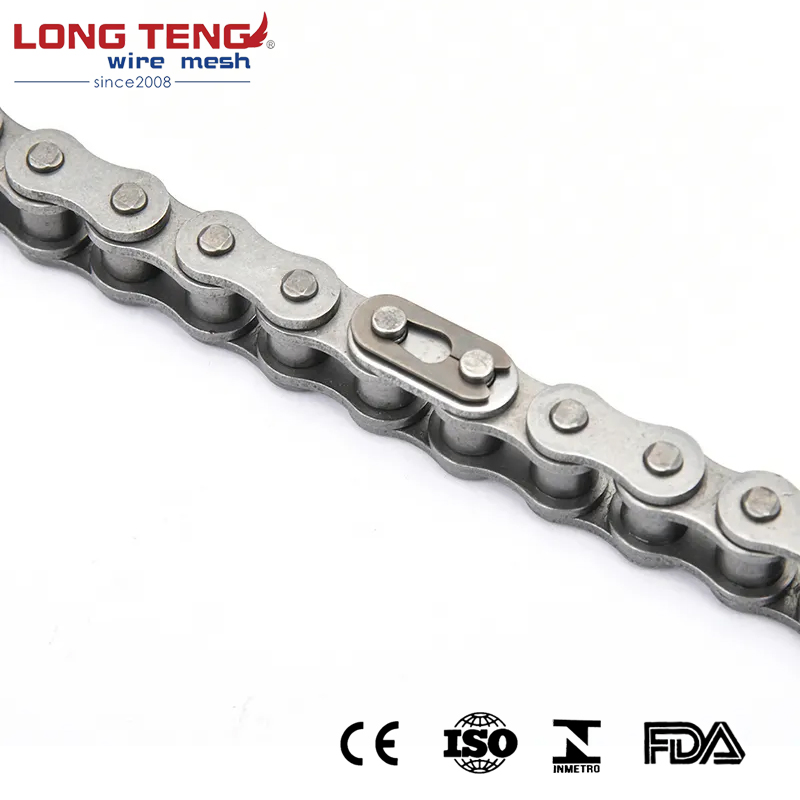 High Strength Stainless Steel Roller Chain Factory Supply Transmission Chain Roller
