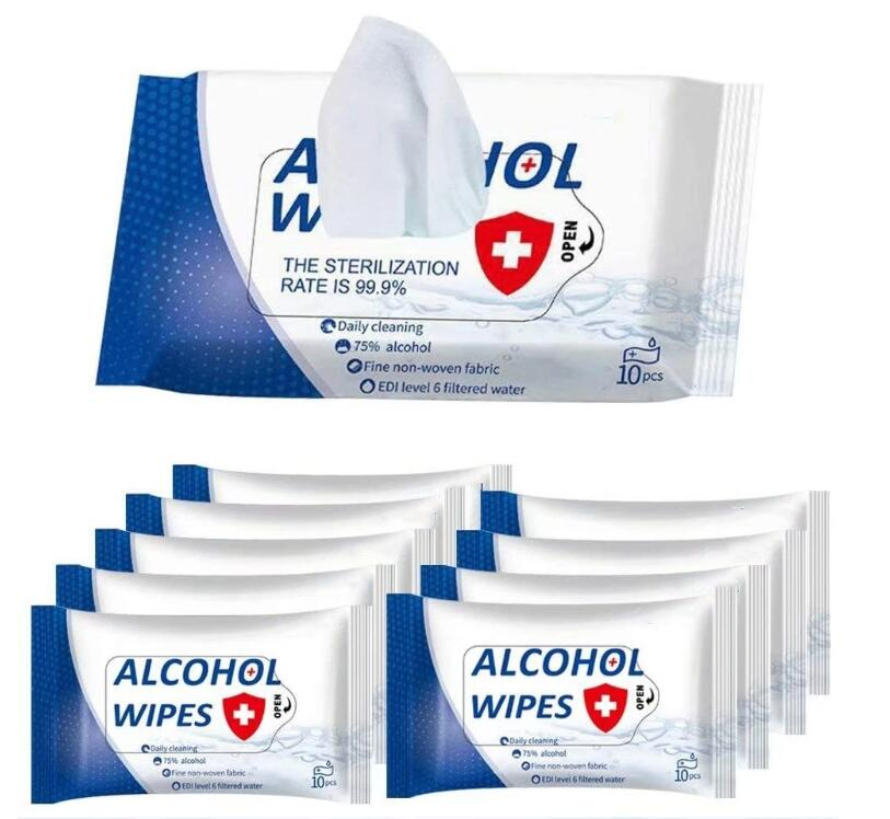 Hot Sale Low Price Alcohol Wet Wipes for Skin Antiseptic Cleaning