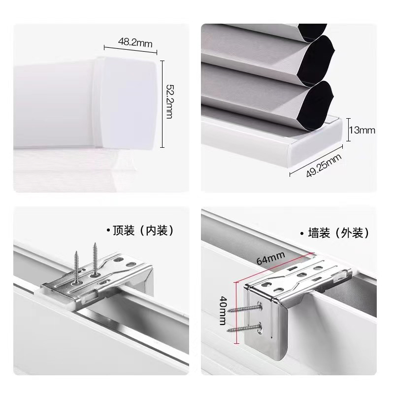 Custom Size Blackout and Semi Blackout Cellular Shades Cordless Honeycomb Blinds