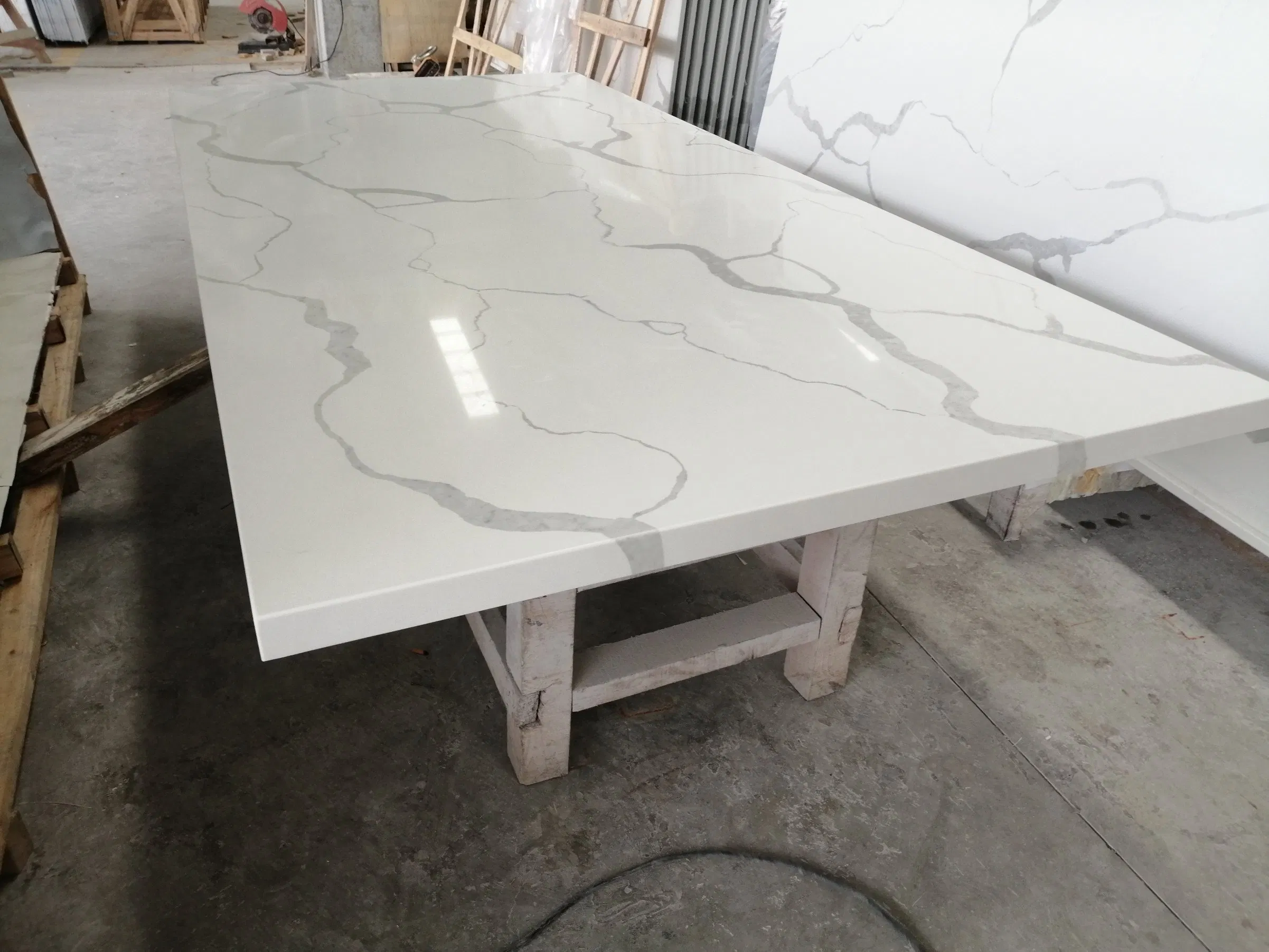 Zero Silica Quartz Engineered Stone for Safe, High-Quality Kitchen Benchtops & Interior Designs Solid Surface Countertops & Vanity Top