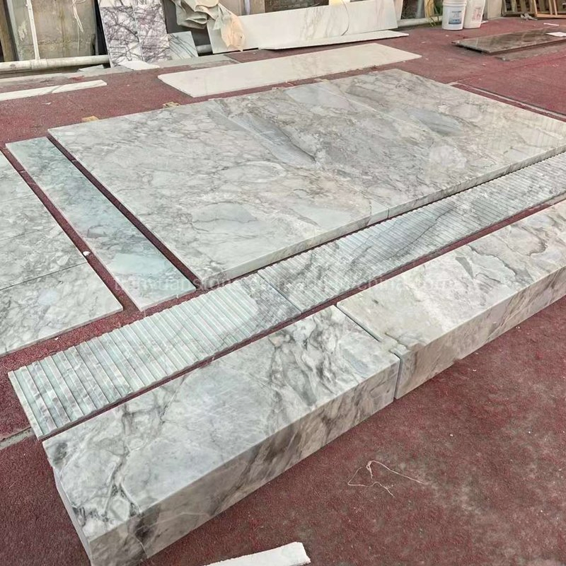 Natural Stone/Granite/Marble Bathroom Corner Bath Shower Base for Project