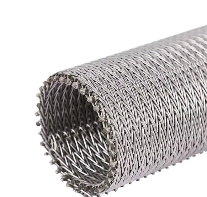 Furnace Conveyor Mesh Belt for Heat Treatment Industry, High Temperature