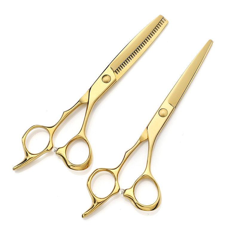 Профессиональные ножницы для стрижки волос Gold Hair Shear