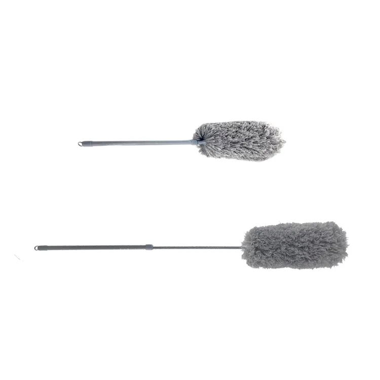 PP Long Hand Feather Plumero Telescopic Car Microfiber Cleaning Fan Duster