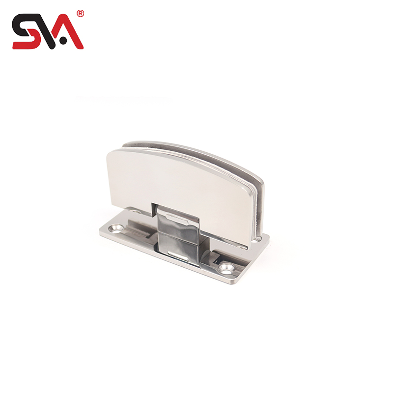 Luxury Style Public Bathroom Glass Splicing Fixed Hardware Hinge Manufacturer