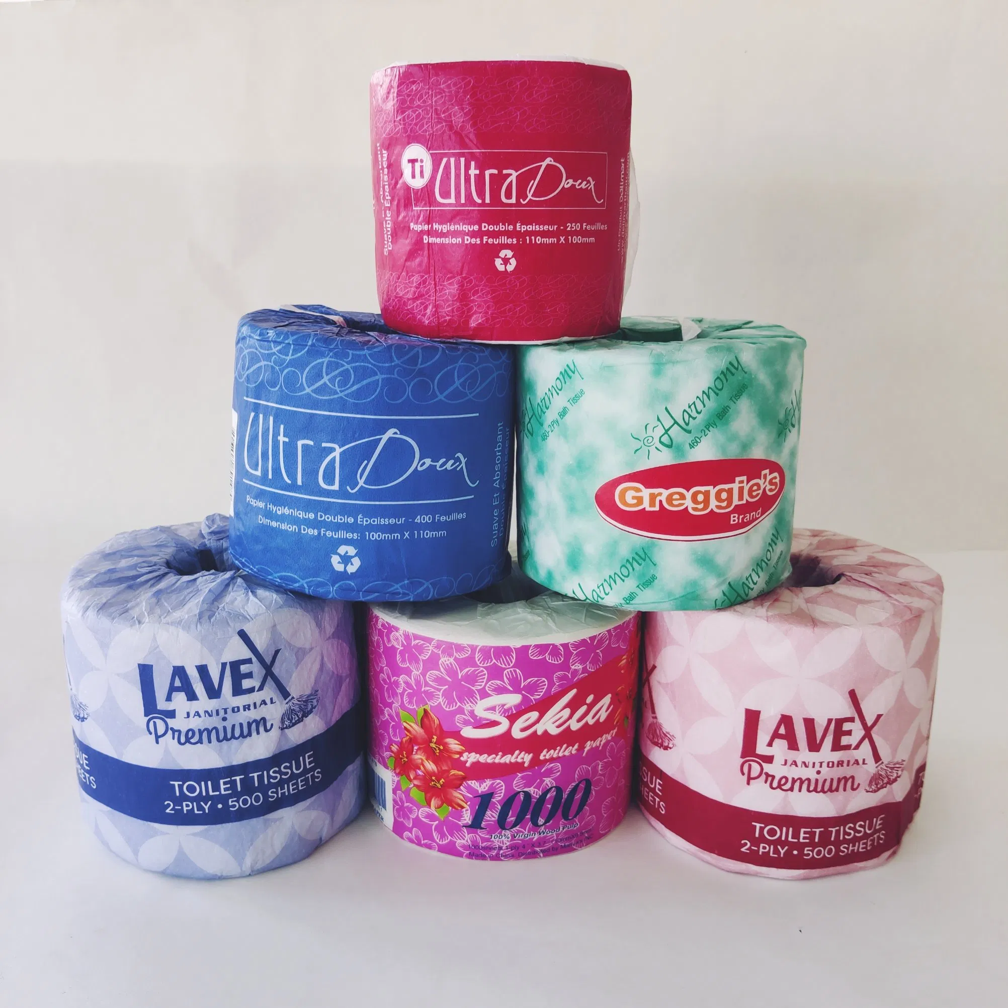 OEM/ODM Factory Wholesale Eco-Friendly Custom Household Soft Premium Bathroom Jumbo Roll Toilet Paper Tissue