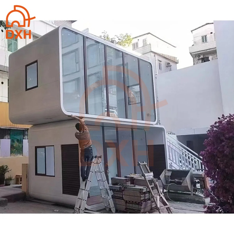 High Quality Customized Steel House Portable Office Camping Container Prefabricated Building Apple Cabin