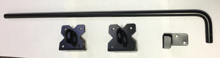 Professional Manufacturing PVC Fence Door Cane Bolt Vinyl Gate Drop Rod