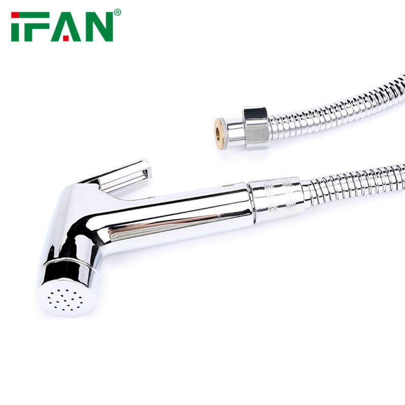 Ifan Bathroom Accessories Bidet Toilet Spray 304 Stainless Steel Shattaf Single Hole Bidet Sprayer