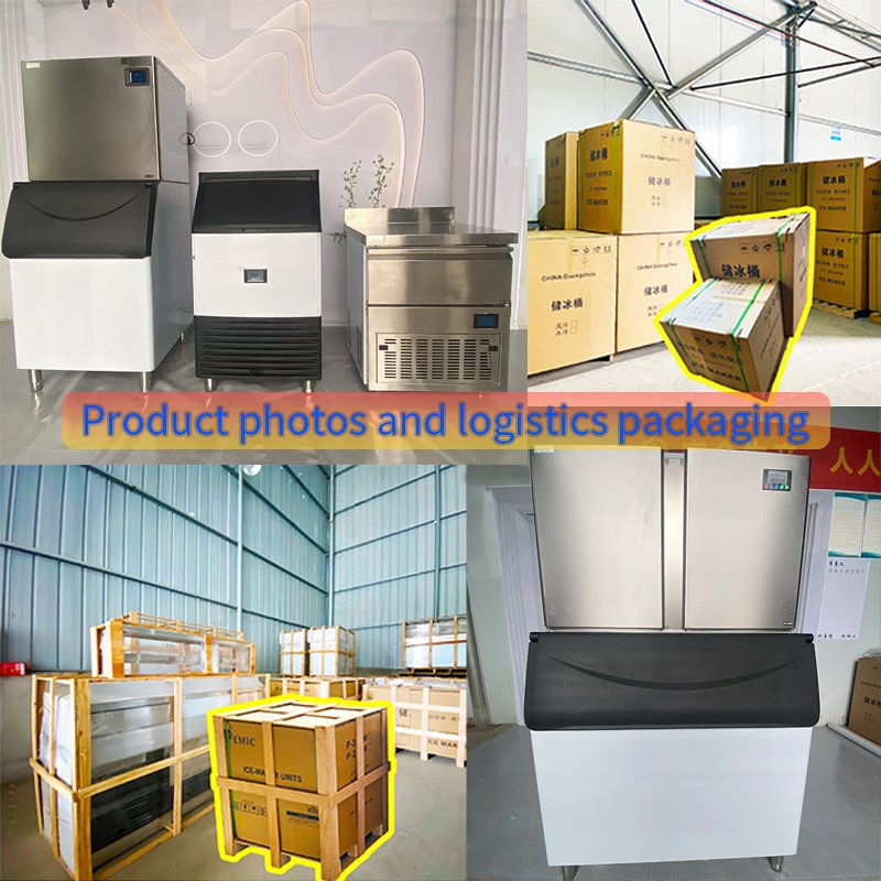 Automatic 150kg Cylindrical Ice Cube Maker Pearl Ice Machine