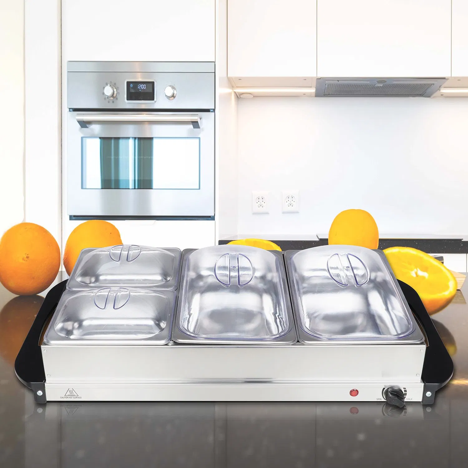 Professional Stainless Steel Material Steel Buffet Set Equipment Food Warmers