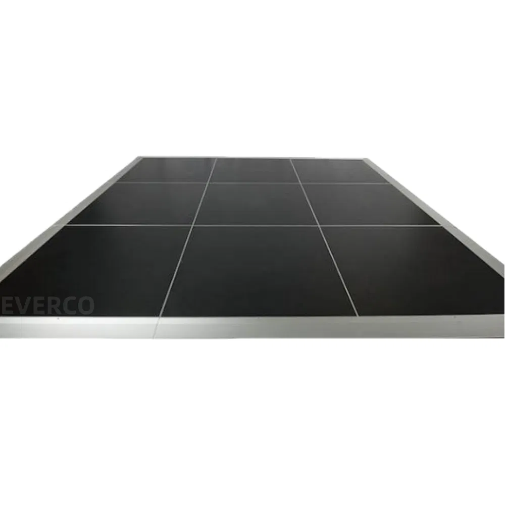 Портативный ламинатный танцпол 3FT/4FT черный матовый