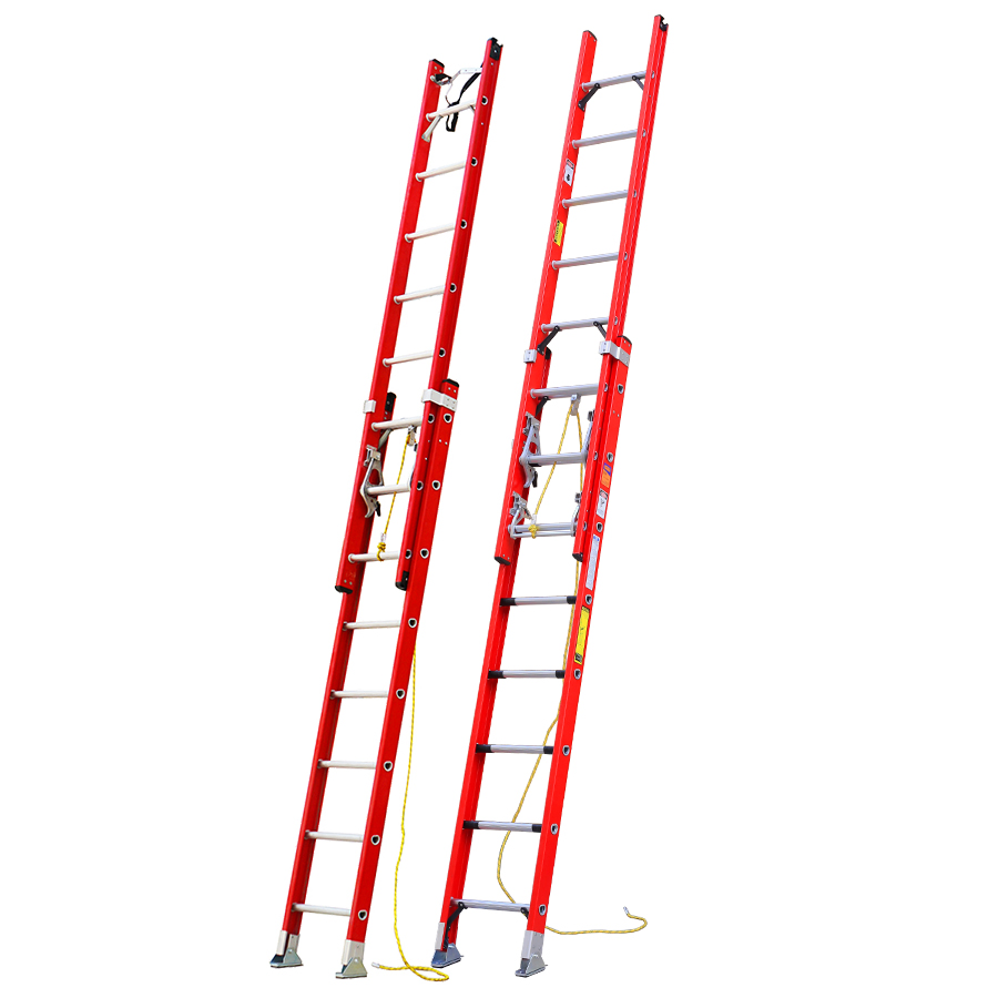 High Quality FRP Fiberglass Straight Step Ladder Safety Step Ladder Folding Aluminum Combination Step Extension Ladder