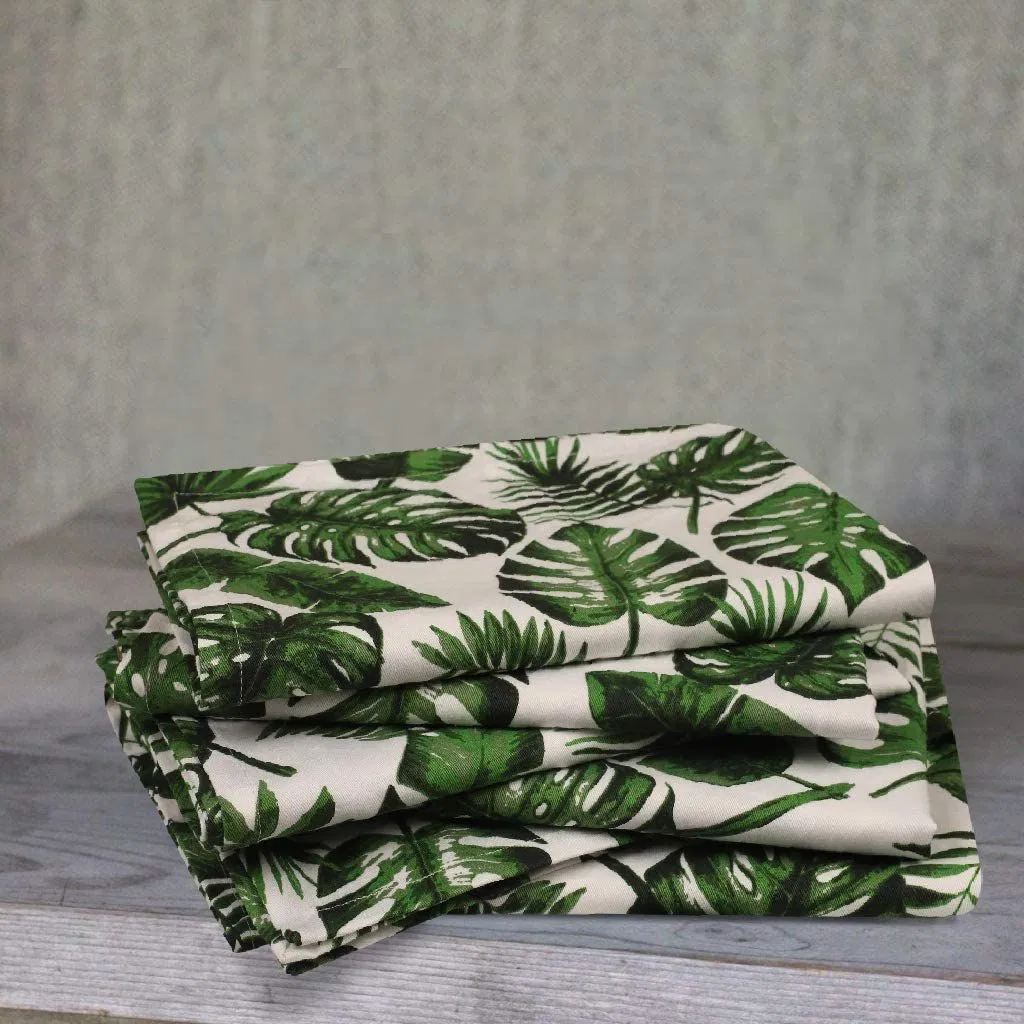 Sunflower Print Multi Color Cotton Dish Towels Highly Absorbent Bar Towel