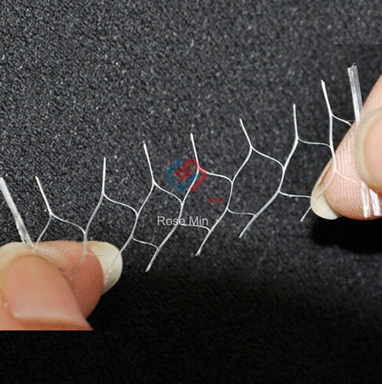 Crack Prevention PP Mesh Fibre for Concrete and Mortar