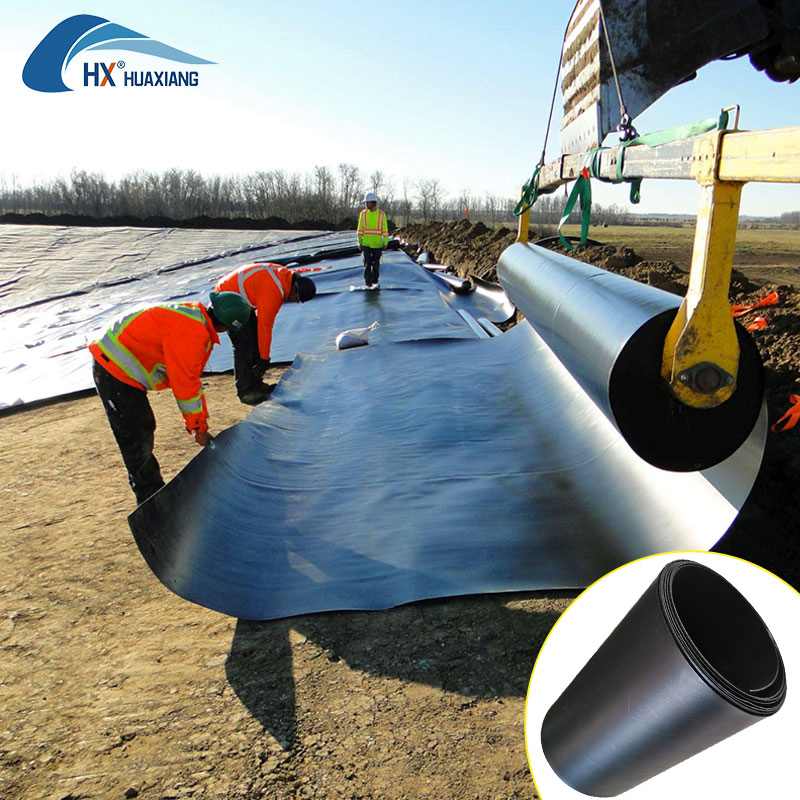 HDPE Plastic Waterproofing/Anti-Seepage Smooth Surface HDPE Geomembrane for Fish Pond/Agriculture