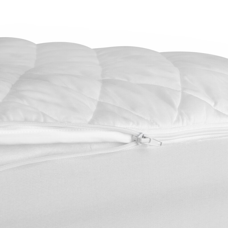 100% Cotton Mattress Protector Waterproof King Fitted Cover with Hypoallergenic Cooling Fabric