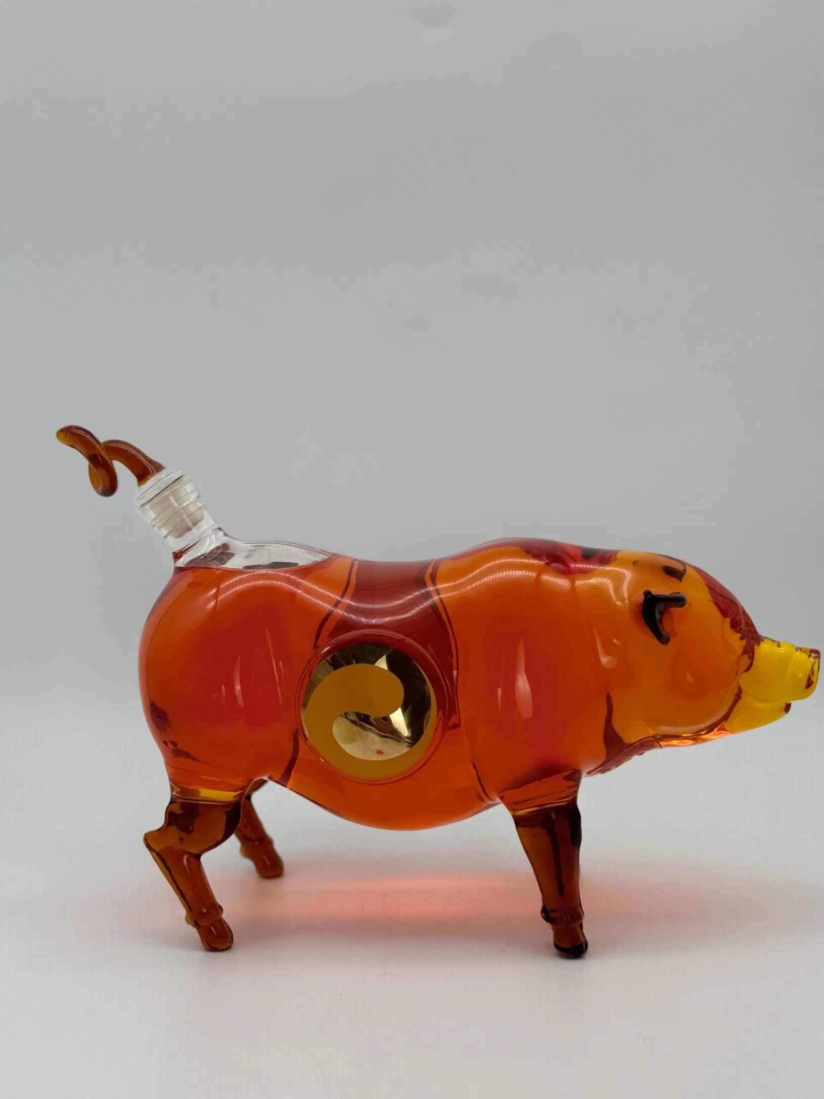 New Hot Sales Wine Decanter Whisky Decanter Glass Decanter High Borosilicate Glass Pig