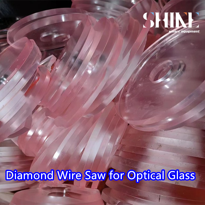 Компактная алмазно-проволочная пила для оптического стекла