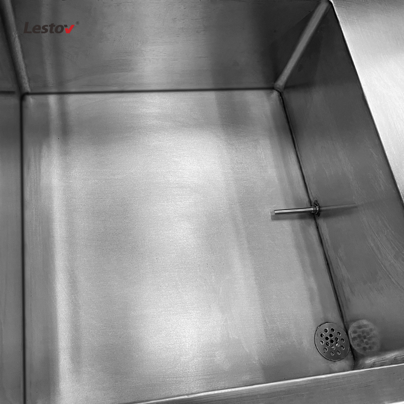 Commercial Induction One-Tank Two Baskets Deep Fryer with Timer