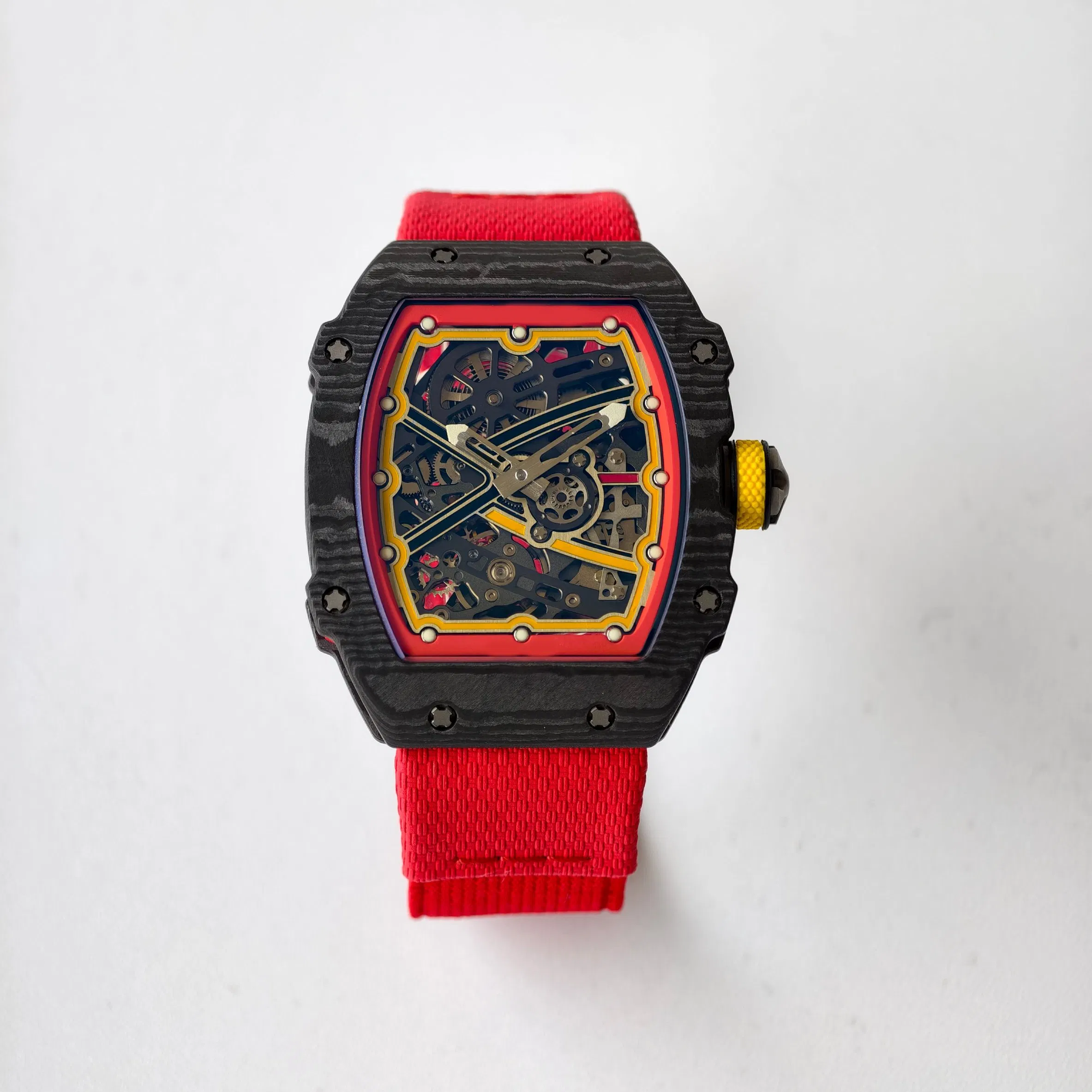 7.8mm Ultra-Thin 38g Carbon Fiber 67-02 Quartz Watch