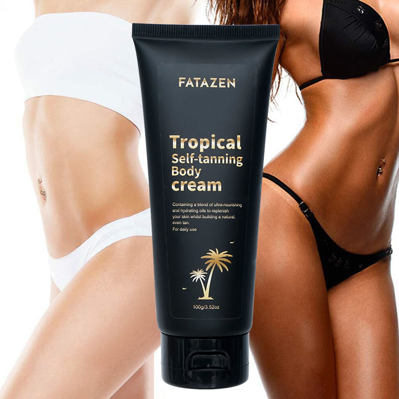 3hrs Instant Dark Tanning Lotion Butter Body Care Sunscreen Suntan Oil Skincare OEM Self Tanner Sunless Tanning Cream for Body